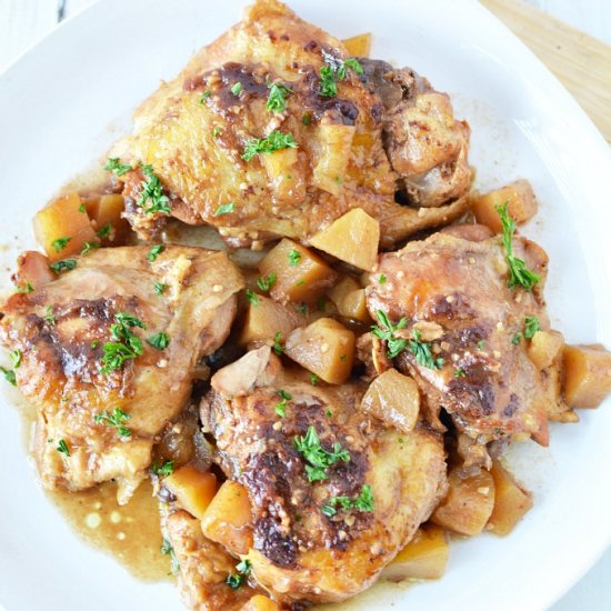 Instant Pot Apple Chicken Thighs