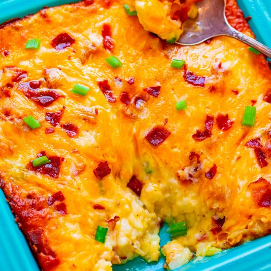 Loaded Twice Baked Potato Casserole