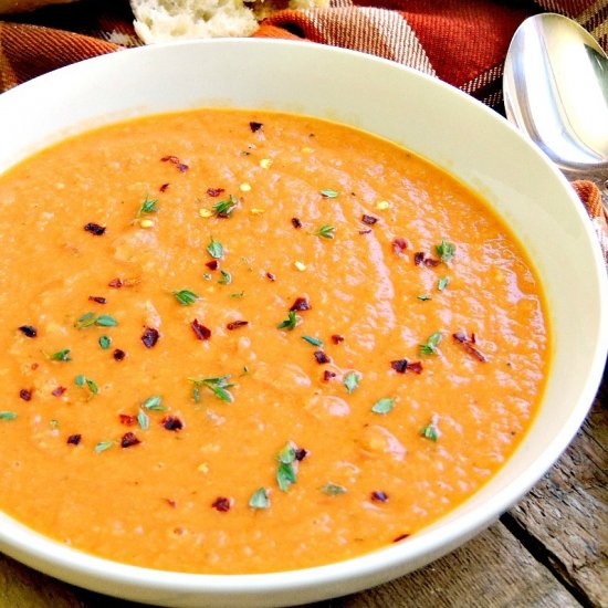 CREAMY TOMATO SOUP (DAIRY FREE)