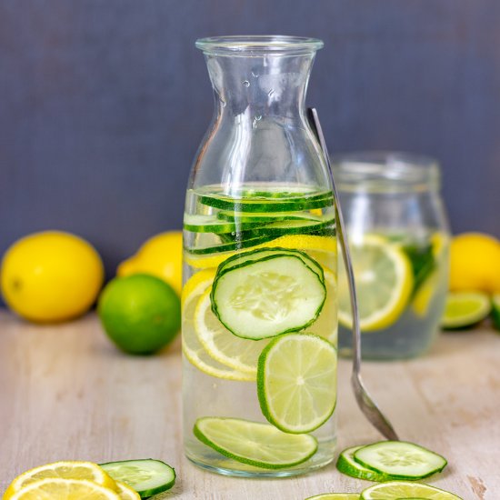 lemon lime cucumber water