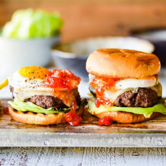 Bison Burgers with Peppadew Jam