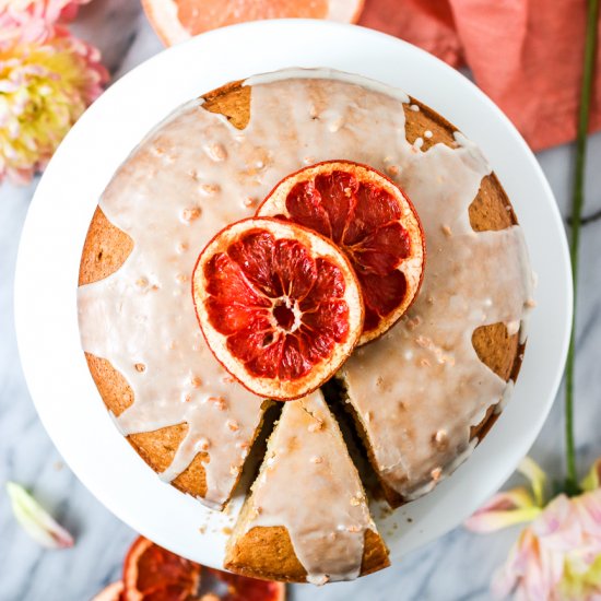 Vegan Grapefruit Olive Oil Cake