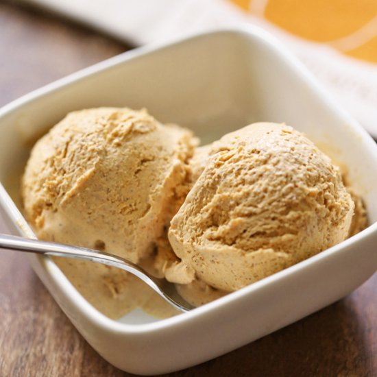 keto pumpkin ice cream