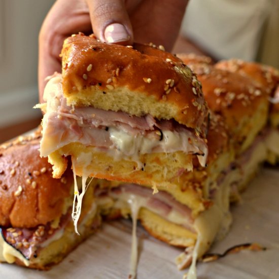 Ham and Swiss Sliders