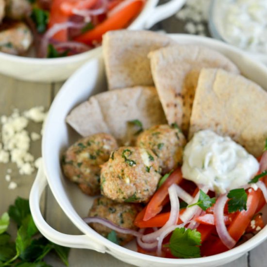 Chicken & Feta Meatballs