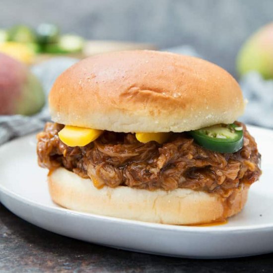 Slow Cooker Mango Pulled Pork