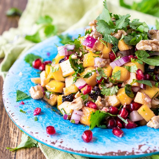 Fall Pomegranate Pumpkin Salad