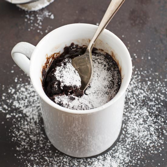 (Vegan) Easy Brownie In a Mug