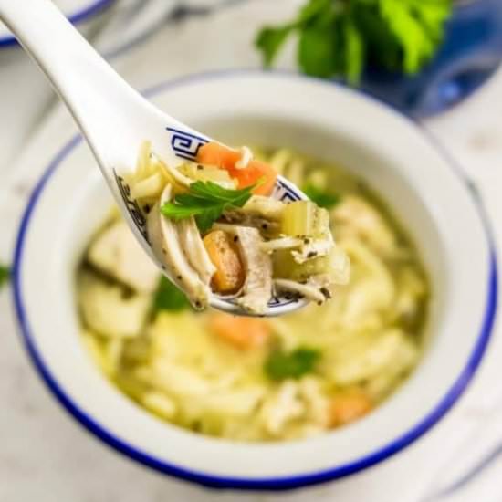 Instant Pot Chicken Noodle Soup