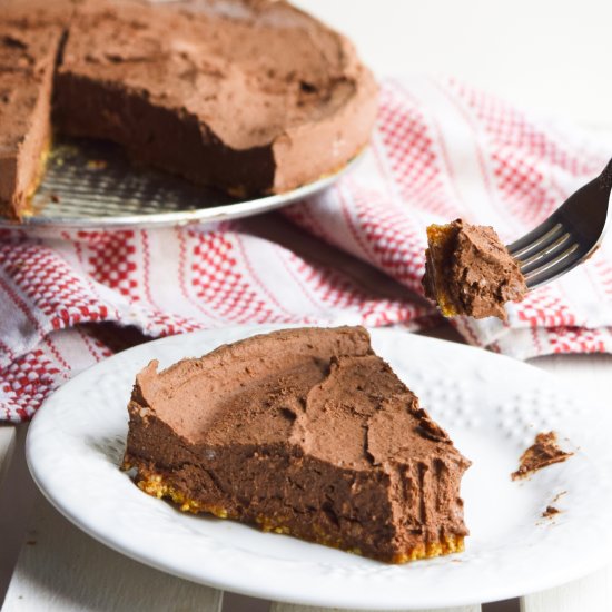 No Bake Chocolate Cream Pie