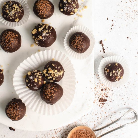 Healthy ‘No-Bake’ Brownie Bites