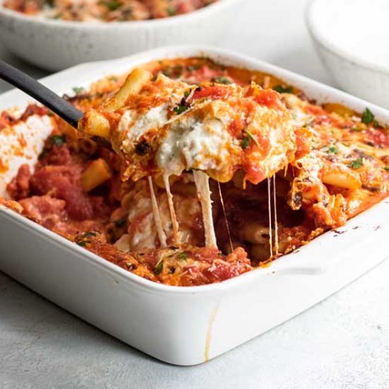 Four Cheese Baked Ziti