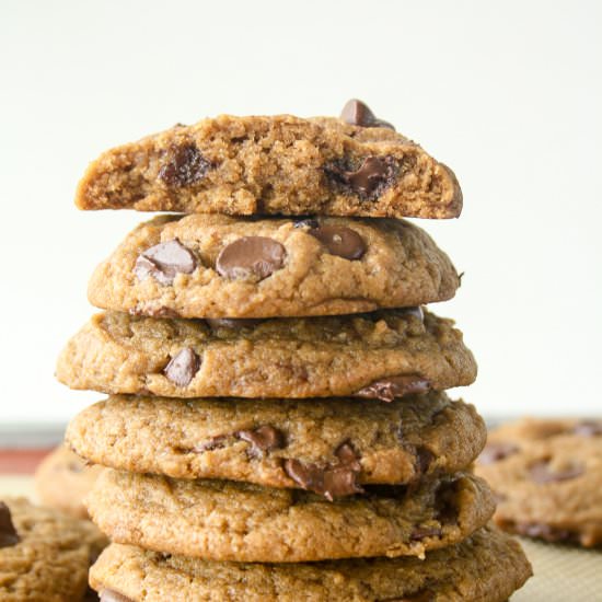 Eggless Chocolate Chip Cookies