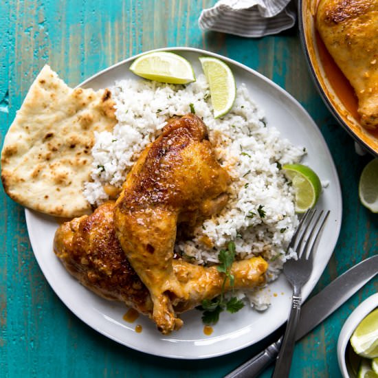 Coconut Curry Braised Chicken