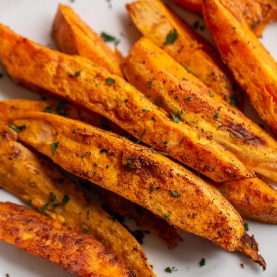 Spicy Sweet Potato Wedges