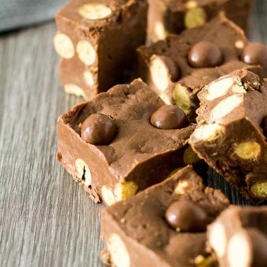 Malted Chocolate Fudge