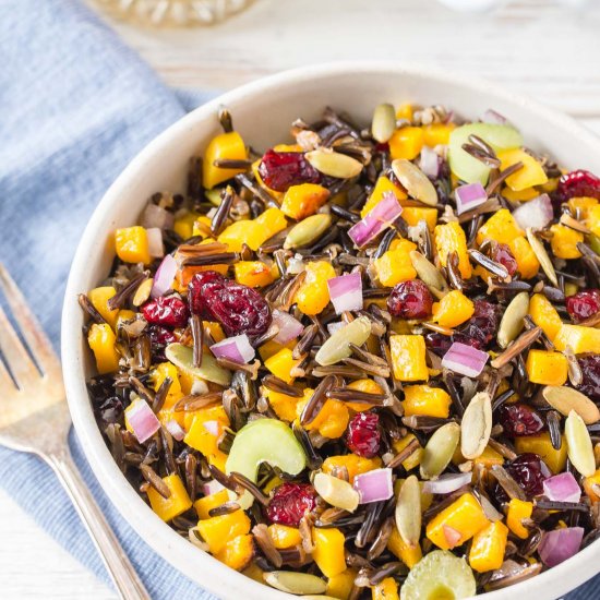 Butternut Squash Wild Rice Salad