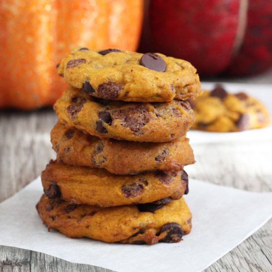 Pumpkin Chocolate Chip Cookies