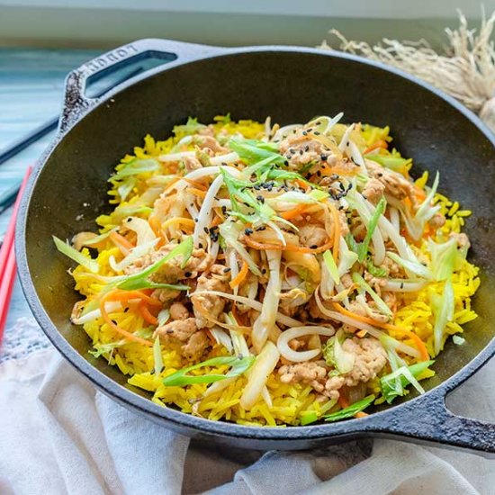 Chinese Chicken Egg Roll In a Bowl