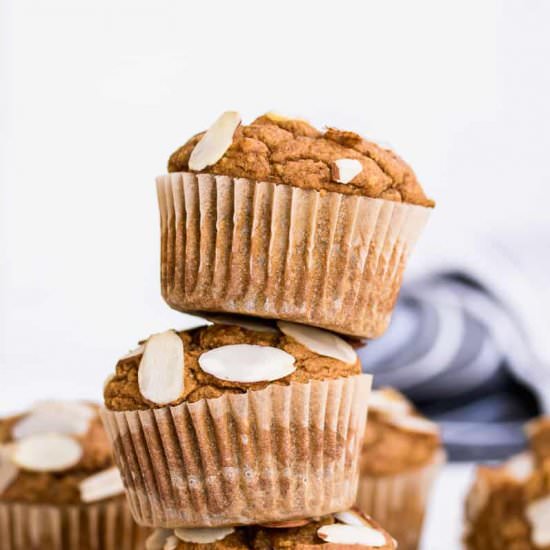 Healthy Pumpkin Chia Seed Muffins