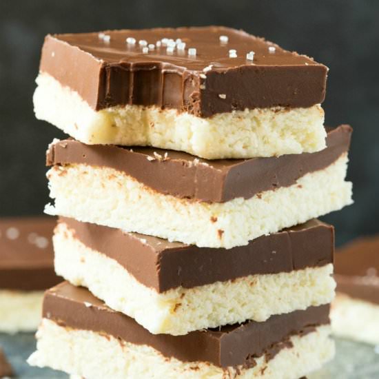 No Bake Chocolate Coconut Bars