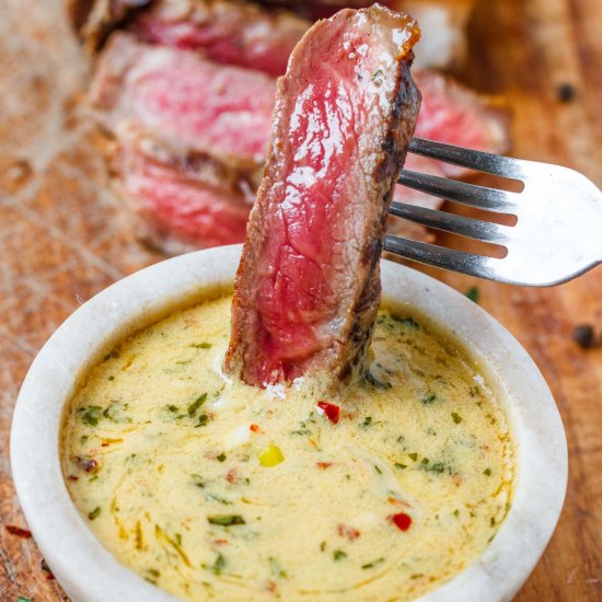 Cowboy Butter Dipping Sauce