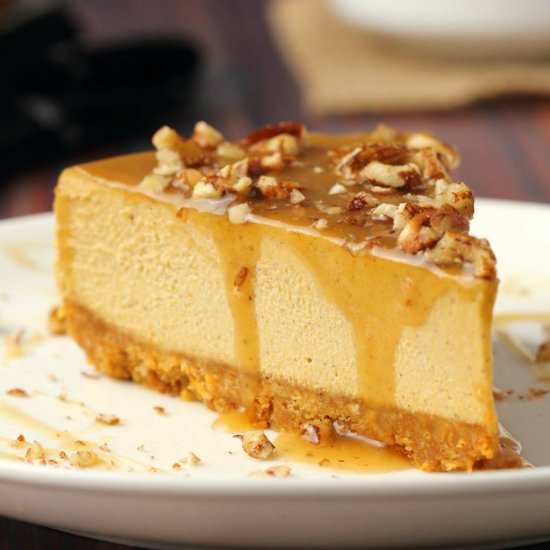 Vegan Pumpkin Cheesecake