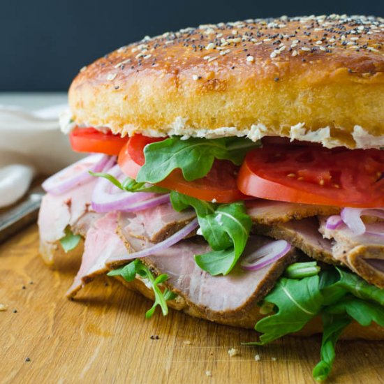 Ultimate Tailgating Roast Beef Sandwich