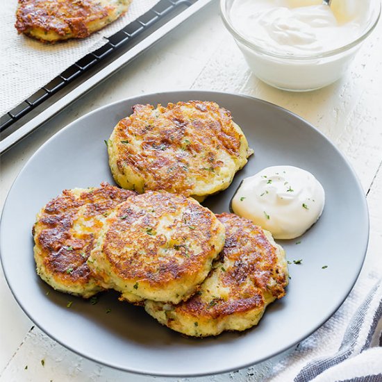 Loaded Mashed Potato Patties