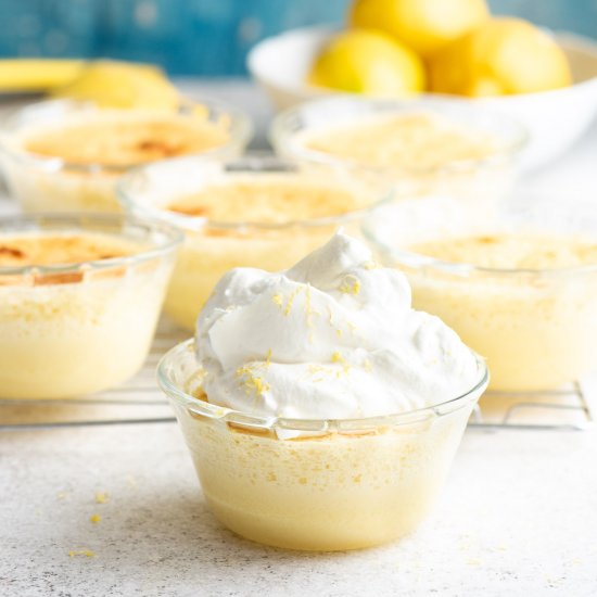 Lemon Custard with Sponge Cake Top