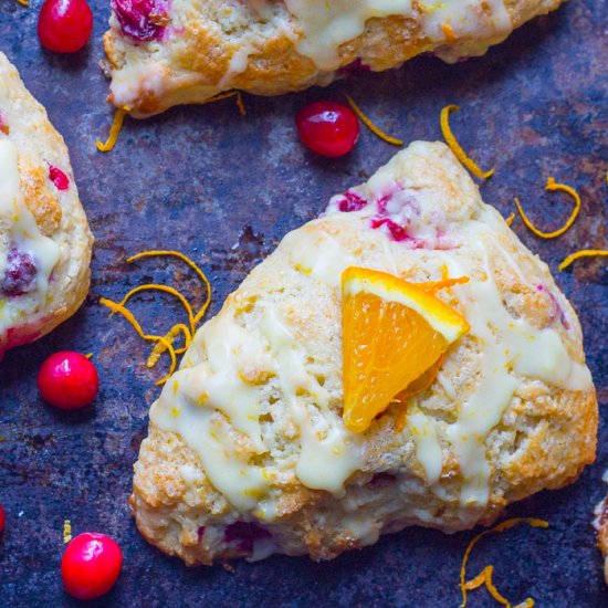 Cranberry Orange Scones