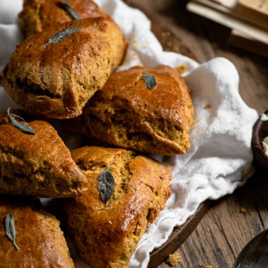 Sage Pumpkin Scones