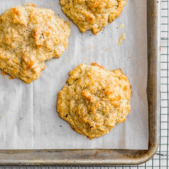 Maple Pepper Drop Biscuits