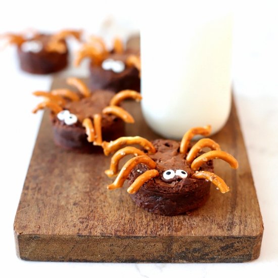 Brownie Spiders for Halloween