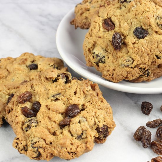 Raisin Bran Crunch Cookies