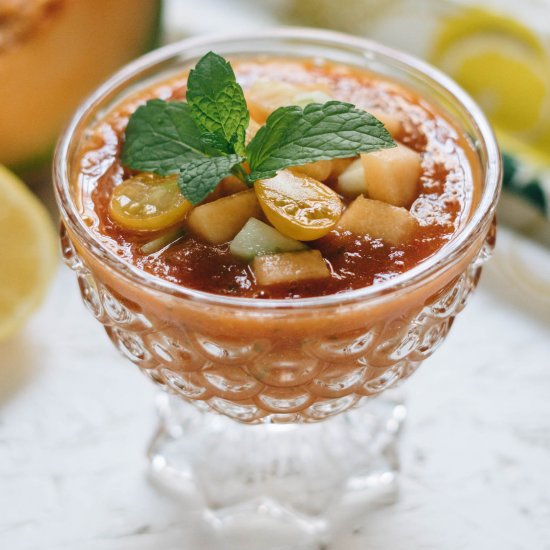 Melon gazpacho (in German)