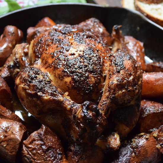 CINNAMON CHICKEN & SWEET POTATOES