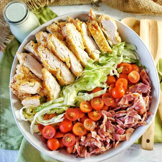 Crispy Chicken BLT Salad