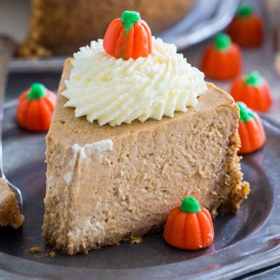 Instant Pot Pumpkin Cheesecake