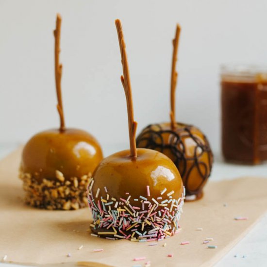 The Best Vegan Caramel Apples