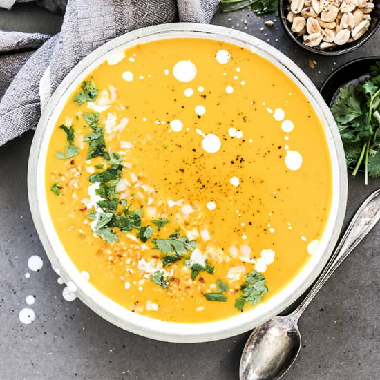 Thai Carrot and Golden Beet Soup