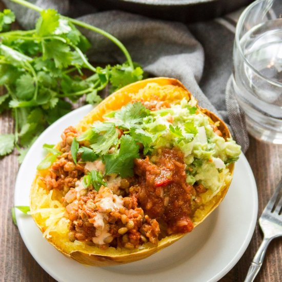 Taco Stuffed Spaghetti Squash