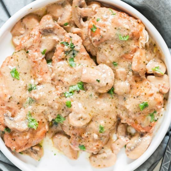 Creamy Instant Pot Chicken Marsala