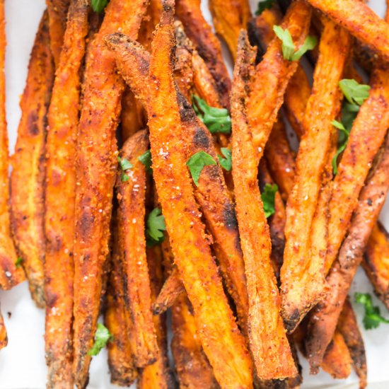 Baked sweet potato fries