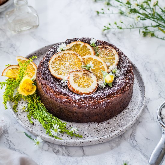 Vegan Orange & Almond Cake