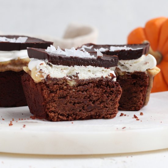 Pumpkin Chocolate Brownie Loaf