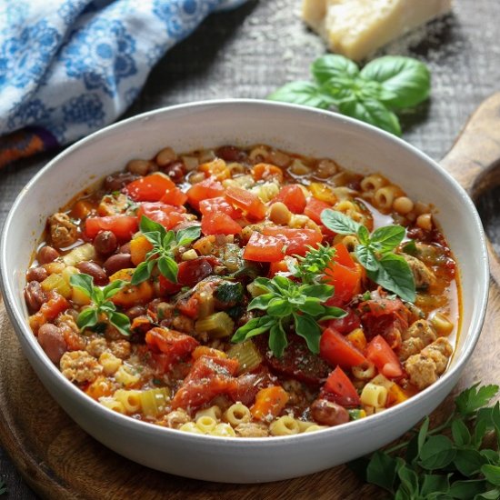 Instant Pot Pasta e Fagioli