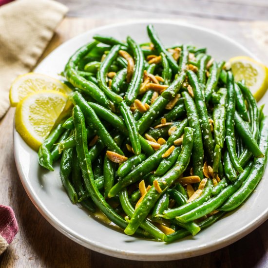 Green Beans Almondine