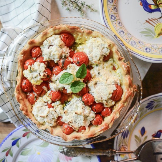 Tomato Ricotta Tart