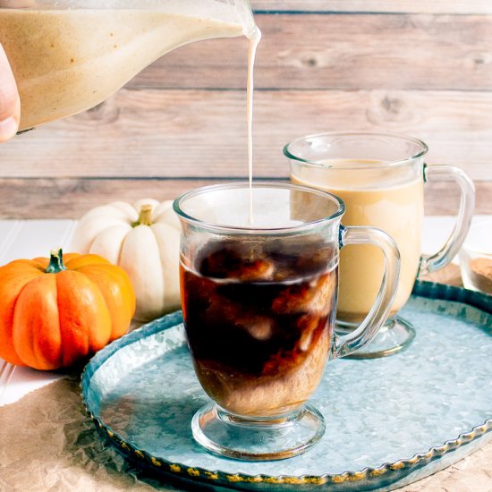 Dairy-Free Pumpkin Spice Creamer